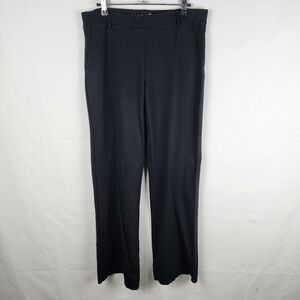Betabrand Pants Womens Black Dress‎ Stretch Yoga Flare Bootcut Size Large
